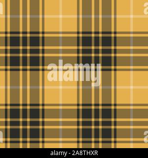 Tartan orange and black seamless pattern.Texture for plaid, tablecloths, clothes, shirts, dresses, paper, bedding, blankets, quilts and other textile Stock Vector