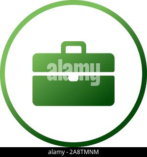 Bag tourist web icon. vector design. Case icon in solid style design suitable for website, app, and ui design. Vector illustration with editable Stock Vector