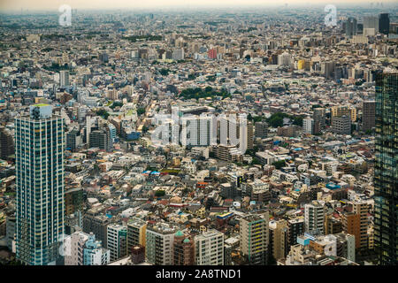 View from Tokyo Metropolitan Government Building or Tocho. Shinjuku district, Tokyo, Japan, Asia Stock Photo