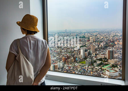 Sky Circus Sunshine 60 Observatory, Sunshine city, Ikebukuro district, Toshima, Tokyo, Japan, Asia Stock Photo