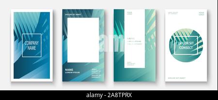 Modern business geometric template covers for design. Phone social media network concept. Promotion poster background. Creative stories set. Abstract Stock Vector