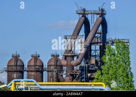 Hochofen, Hüttenwerk Arcelor Mittal, Eisenhüttenstadt, Brandenburg, Deutschland Stock Photo