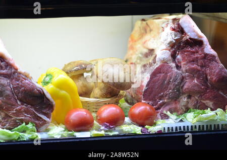 fresh beef close up view Stock Photo