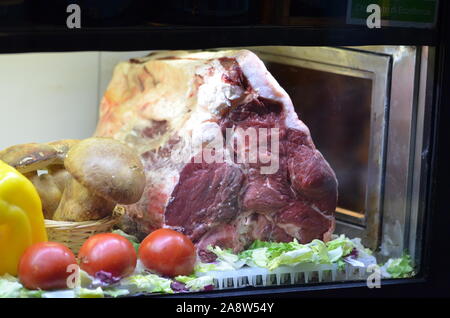 fresh beef close up view Stock Photo