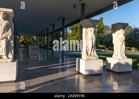 THESSALONIKI, GREECE - SEPTEMBER 22, 2019: Archaeological Museum in city of Thessaloniki, Central Macedonia, Greece Stock Photo