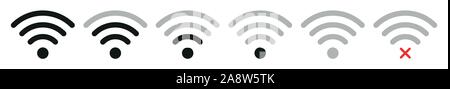 Wireless | Internet Connection | Signal Icon Stock Vector