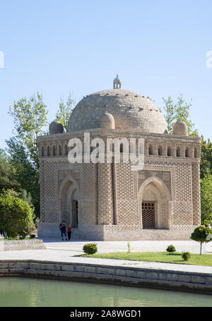 the ismail samani mausoleum in bukhara uzbekistan Stock Photo