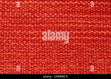 Red fabric texture with orange lines background Stock Photo