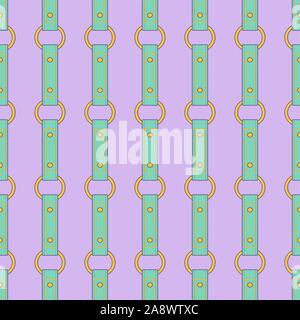 Seamless vector fashion pattern with thin red straps Stock Vector