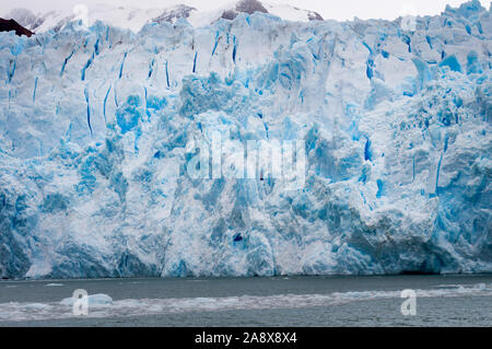 spegazzini glacier sur argentina.  blue of the ice Stock Photo