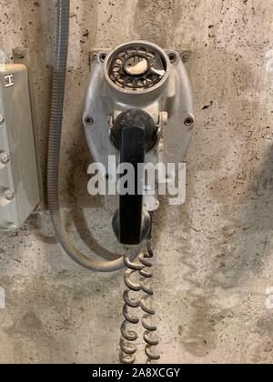 Old Intercom System Stock Photo