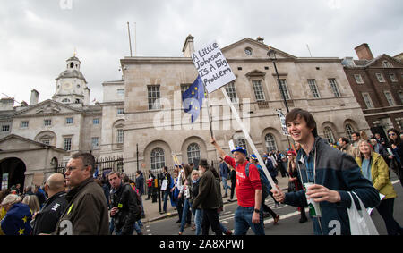 People's Vote March - 19th October 2019 Stock Photo