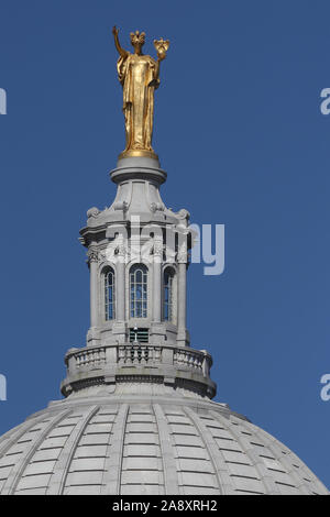 The Wisconsin State Capitol building in Madison Wisconsin. Stock Photo