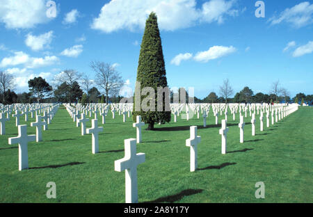 Normady American cemetery Stock Photo