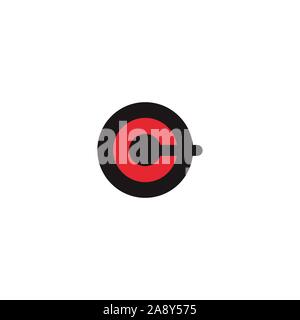 Initial letter  CE or EC logo vector logo design Stock Vector