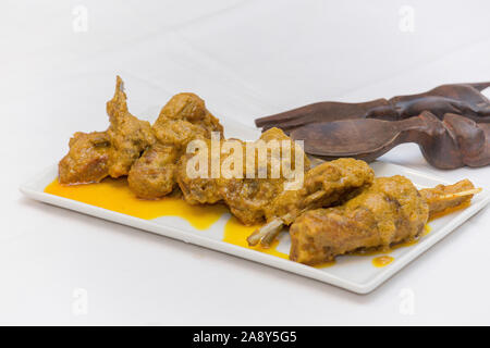 Nawabi food – Mutton curry with gravy. This types of food are too flavourful and delicious. Stock Photo