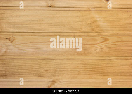 Finish the wall with unpainted wooden rail. Horizontal picture Stock Photo