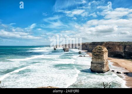 12 Apostles scenic view, Victoria, Australia Stock Photo