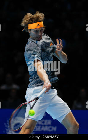 London, UK. 11th Nov, 2019. Nitto ATP Tennis Finals; - Editorial Use Credit: Action Plus Sports Images/Alamy Live News Stock Photo