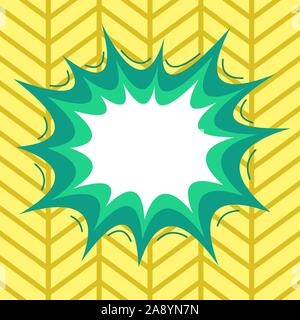 Asymmetrical uneven shaped format pattern object outline multicolour design Business Empty template for Layout for invitation greeting card promotion Stock Vector