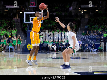 Notre Dame guard Marta Sniezek (13) in action against Michigan during ...