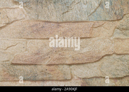 a horizontal light brown layered limestone background  Stock Photo