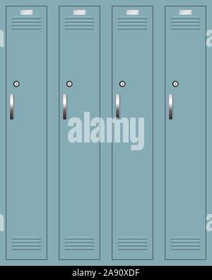 Lockers Stock Vector