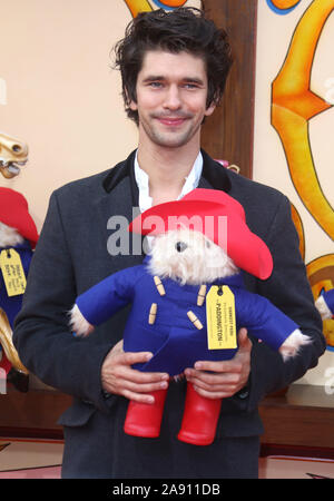 Nov 05, 2017 - London, England, UK - 'Paddington 2' World Premiere, BFI Southbank - Red Carpet Arrivals Photo Shows: Ben Wishaw Stock Photo