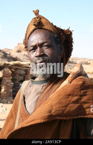 Dogon country : village of Pelou (plateau) Stock Photo