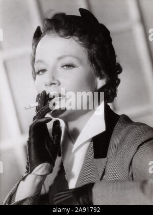 Gisela Fackeldey, deutsche Schauspielerin, Deutschland um 1957. German actress Gisela Fackeldey, Germany ca. 1957. Stock Photo