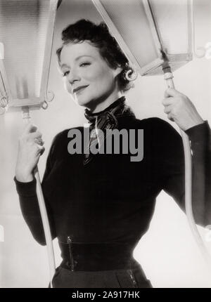 Gisela Fackeldey, deutsche Schauspielerin, Deutschland um 1959. German actress Gisela Fackeldey, Germany ca. 1959. Stock Photo