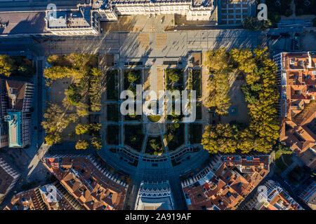 Plaza De Oriente, Madrid, Spain Stock Photo