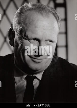 Gert Fröbe, deutscher Schauspieler, Deutschland frühe1960er Jahre. German actor Gert Froebe, Germany early 1960s. Stock Photo