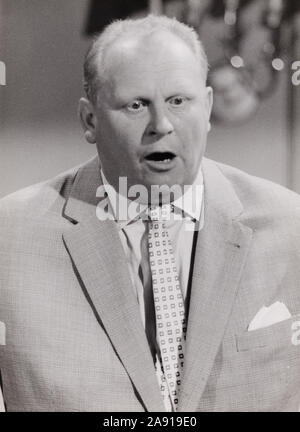 Gert Fröbe, deutscher Schauspieler, Deutschland frühe1960er Jahre. German actor Gert Froebe, Germany early 1960s. Stock Photo