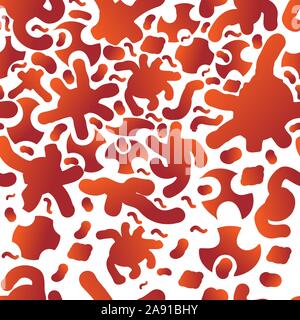 Vector seamless texture. Plasma gradient bubbles Stock Vector