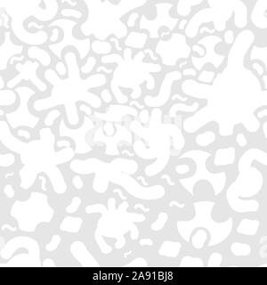 Vector seamless texture. Plasma white bubbles Stock Vector