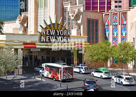 Las Vegas Nevada, USA October 1, 2018. The New York-New York Hotel & Casino. Las Vegas. Stock Photo