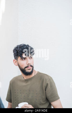 Man looking away Stock Photo