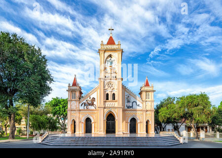 Tan Huong church, Kon Tum, Vietnam Stock Photo