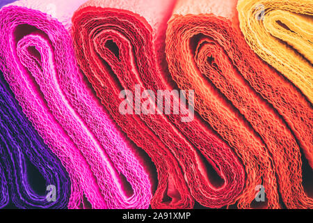 Colorful crepe abstract background Stock Photo
