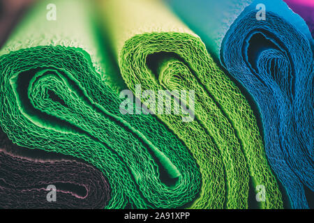 Colorful crepe abstract background Stock Photo