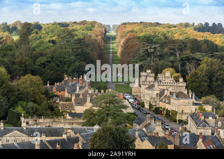 Cirencester park in Cirencester The Cotswolds Stock Photo