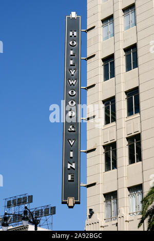 Hollywood & Vine, Hollywood, Los Angeles, California, USA Stock Photo