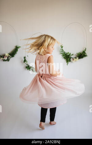 Girl dancing Stock Photo
