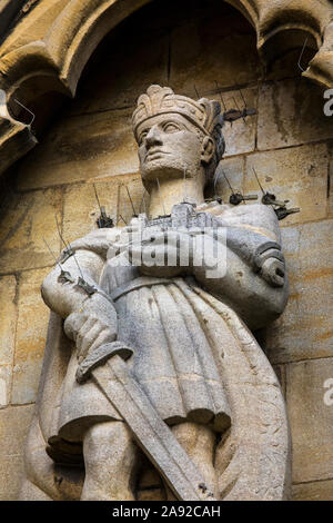 King Harold II statue at Waltham Abbey Church, Essex Stock Photo ...