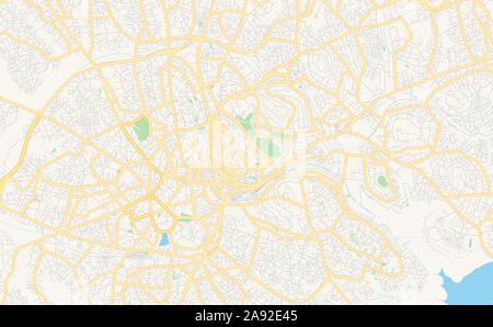 Vector city map of Kampala, Uganda Stock Vector Image &amp; Art - Alamy