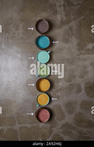 Colorful drinks Stock Photo