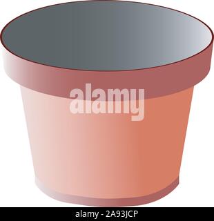 Pot with gradient mesh, Vector Illustration Stock Vector