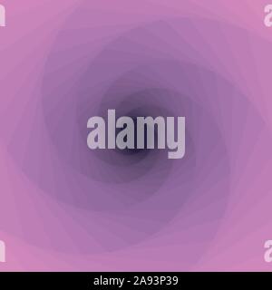 Pink abstract hexagon on soft purple background. Stock Vector