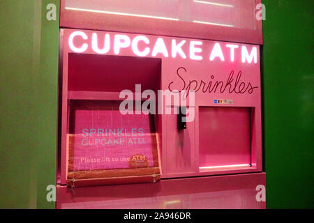 Glendale, California - Sprinkles Cupcakes ATM at THE AMERICANA AT BRAND Stock Photo